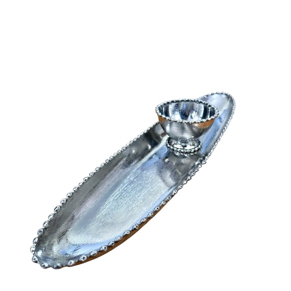 Michael Aram Molten Collection Oblong Serving Tray and Bowl